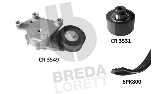 BREDA LORETT Soonrihmakomplekt KCA0030